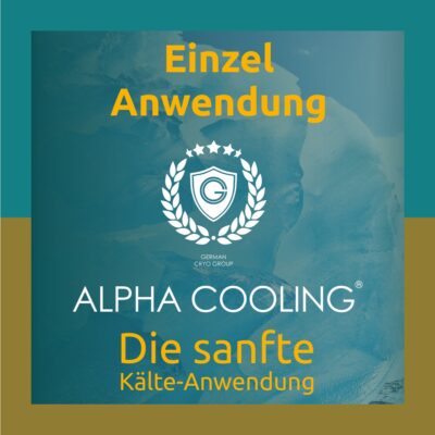 Alpha Cooling Kälteanwendung endlich schmerzfrei Einzelanwendung